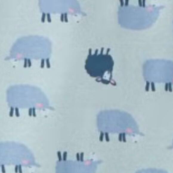 Hanna Andersson HannaSoft Pajamas Mini Lamb on Celestial Blue. Size 3 NWT - Picture 2 of 2